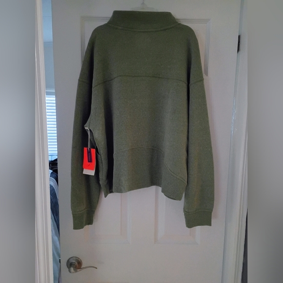 Freely Women's Olive Full Zip Cardigan - Picture 5 of 5